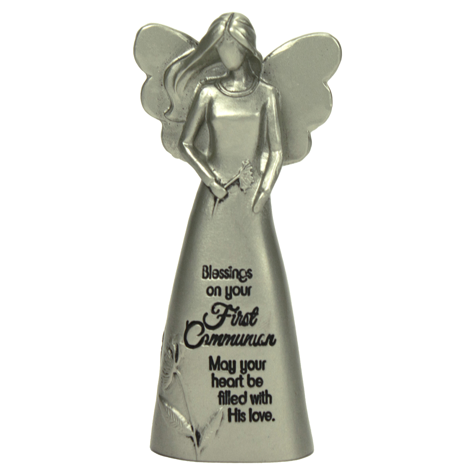 5in Silver First Communion Angel