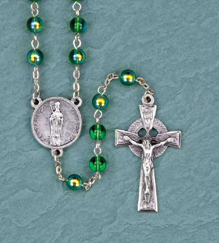 6 mm Irish Emerald Ab Rosary