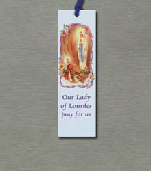 OUR LADY OF LOURDES BOOKMARK