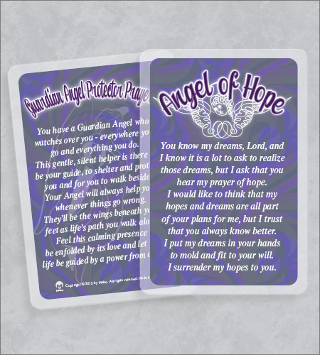 Angel Of Hope Laminated Prayer Card