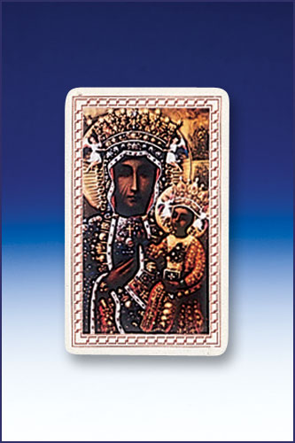 OUR LADY OF CZESTOCHOWA WITH PRAYER HOLY CARD