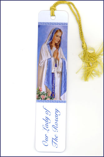 OUR LADY OF THE ROSARY BOOKMARK