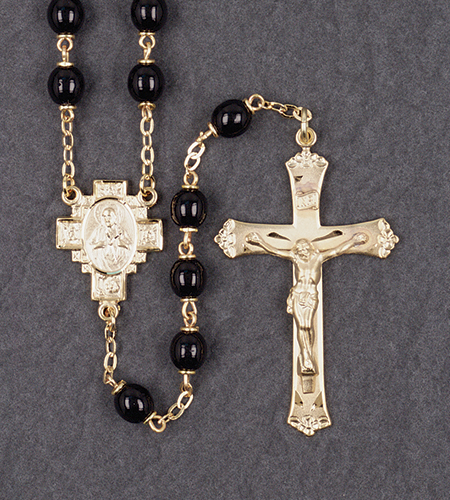 Black gold deals rosary