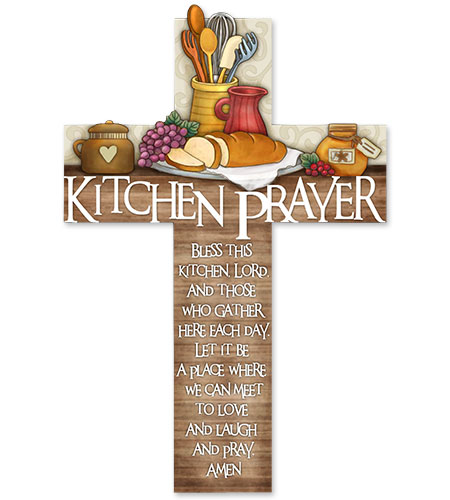 10in KITCHEN PRAYER CROSS-HOUSE