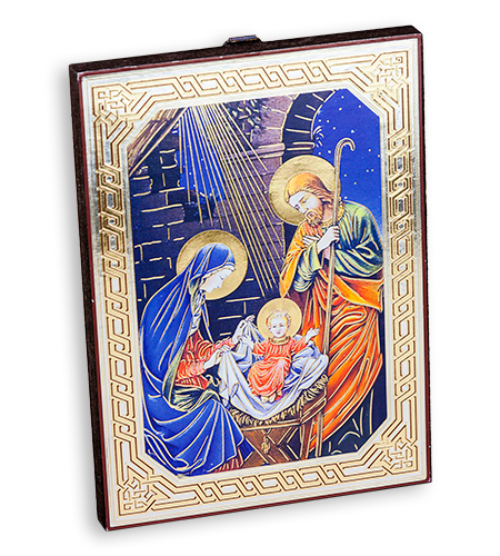 4in X 5.5in HOLY FAMILY PLAQUE | 45495 | Home