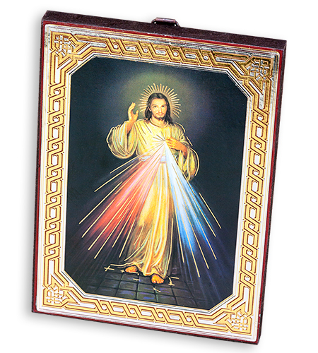 4inX 5.5in DIVINE MERCY PLAQUE