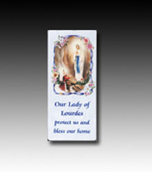 OUR LADY OF LOURDES MAGNET POLYBAGGED