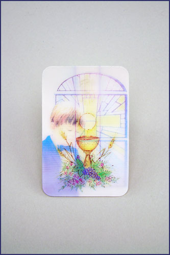 2x3 TWO DIMENSIONAL CHERISHED MEMORIES BOY HOLY CARD