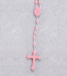 PINK CORD ROSARY
