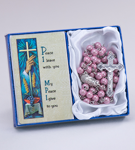 Reconciliation Rosary & Prayer Card