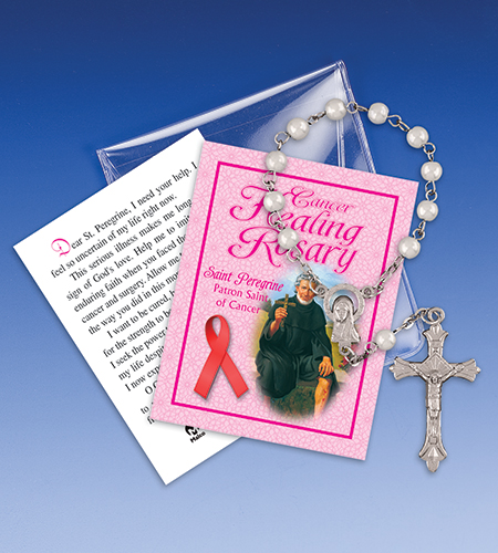 Saint Peregrine Cancer Healing One Decade Rosary Female