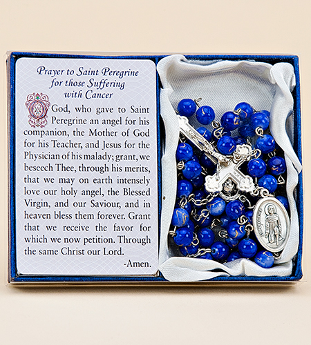 Saint Peregrine/Cancer Healing Rosary Boxed