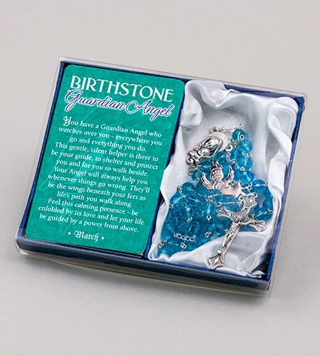 Guardian Angel Birthstone Rosary March