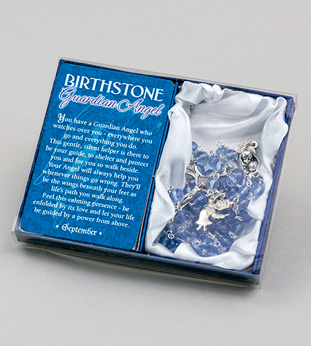 Guardian Angel Birthstone Rosary September