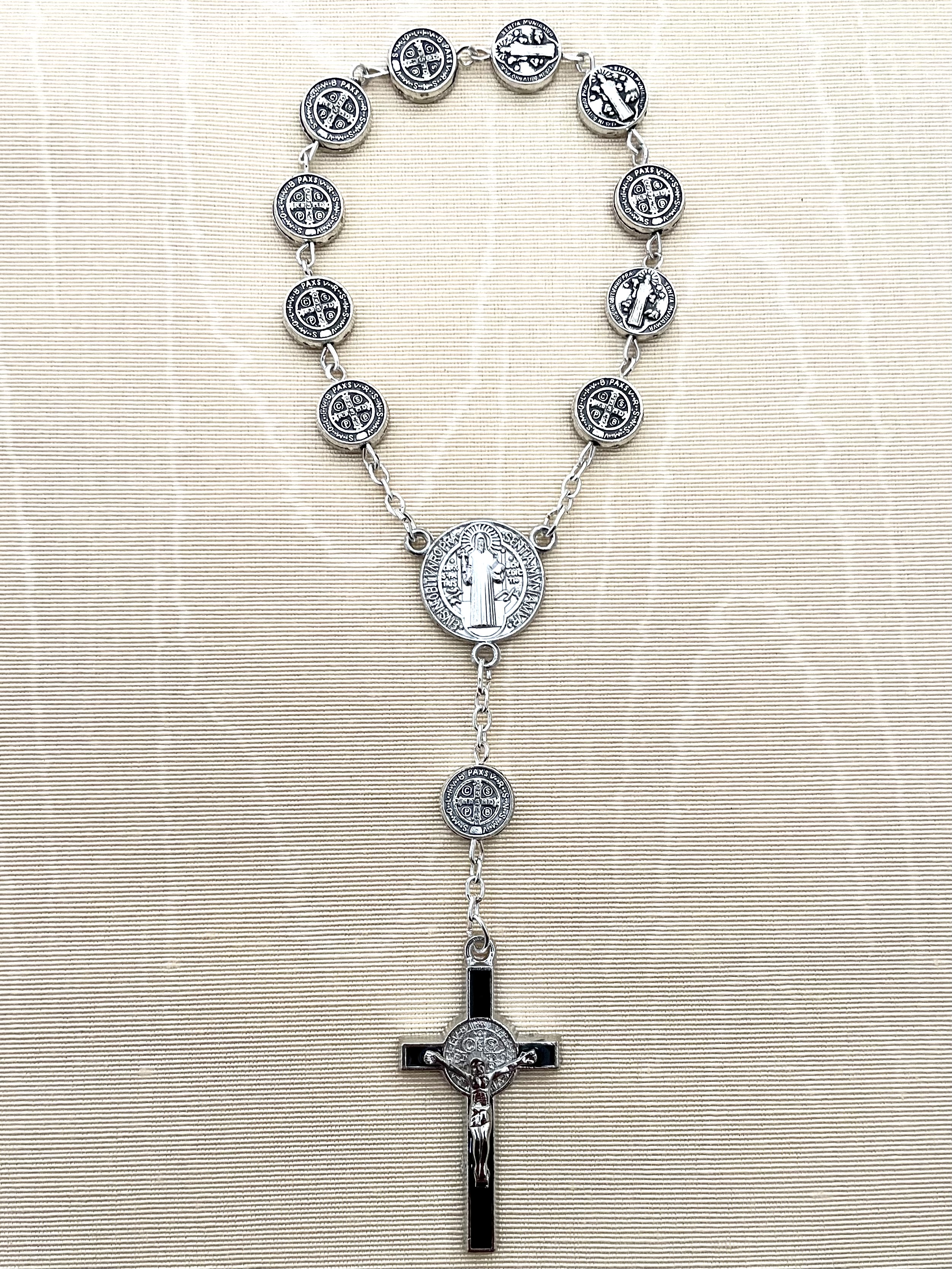 Saint Benedict Medal Rosary 1 Decade Rosary