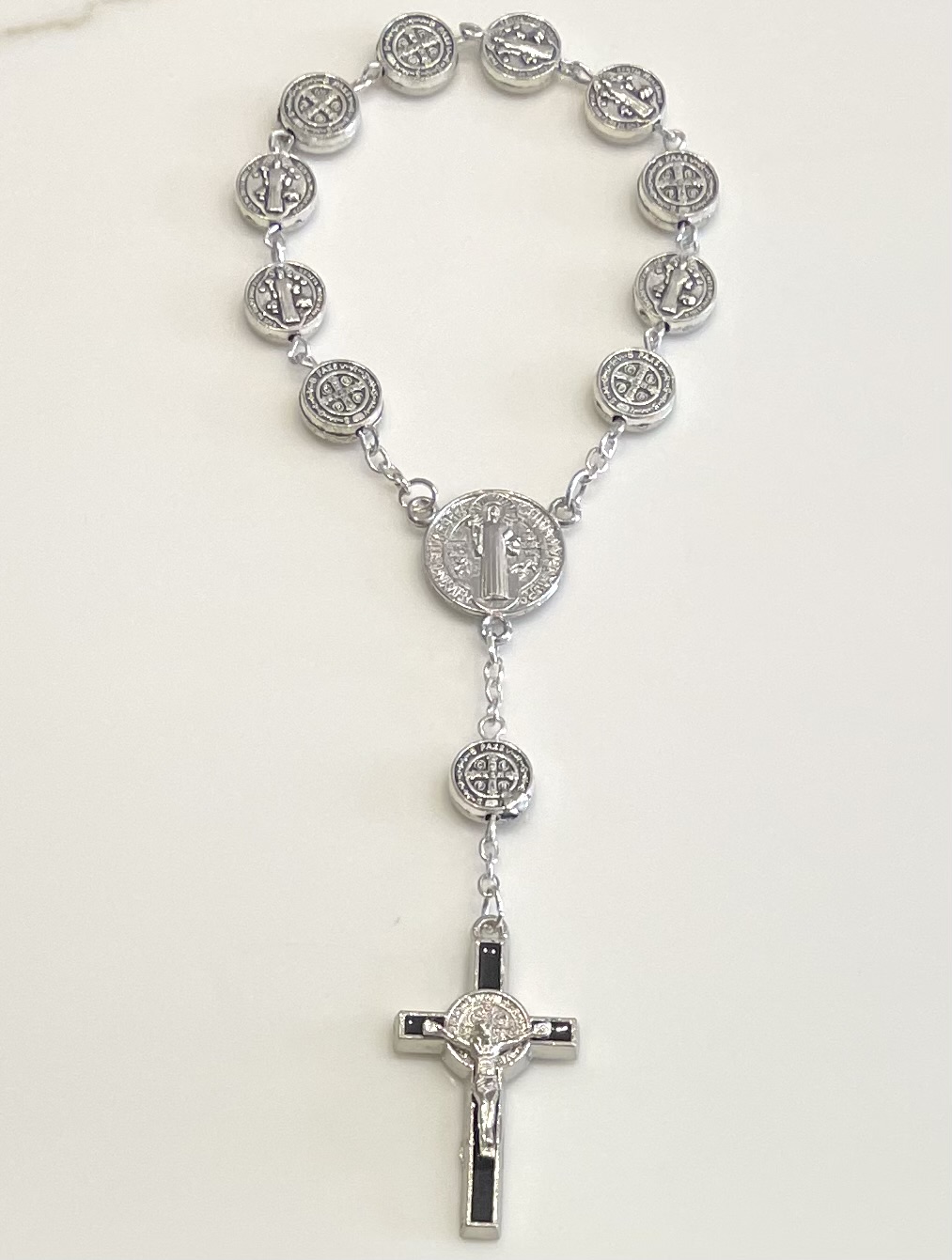 Saint Benedict Medal Rosary 1 Decade Rosary