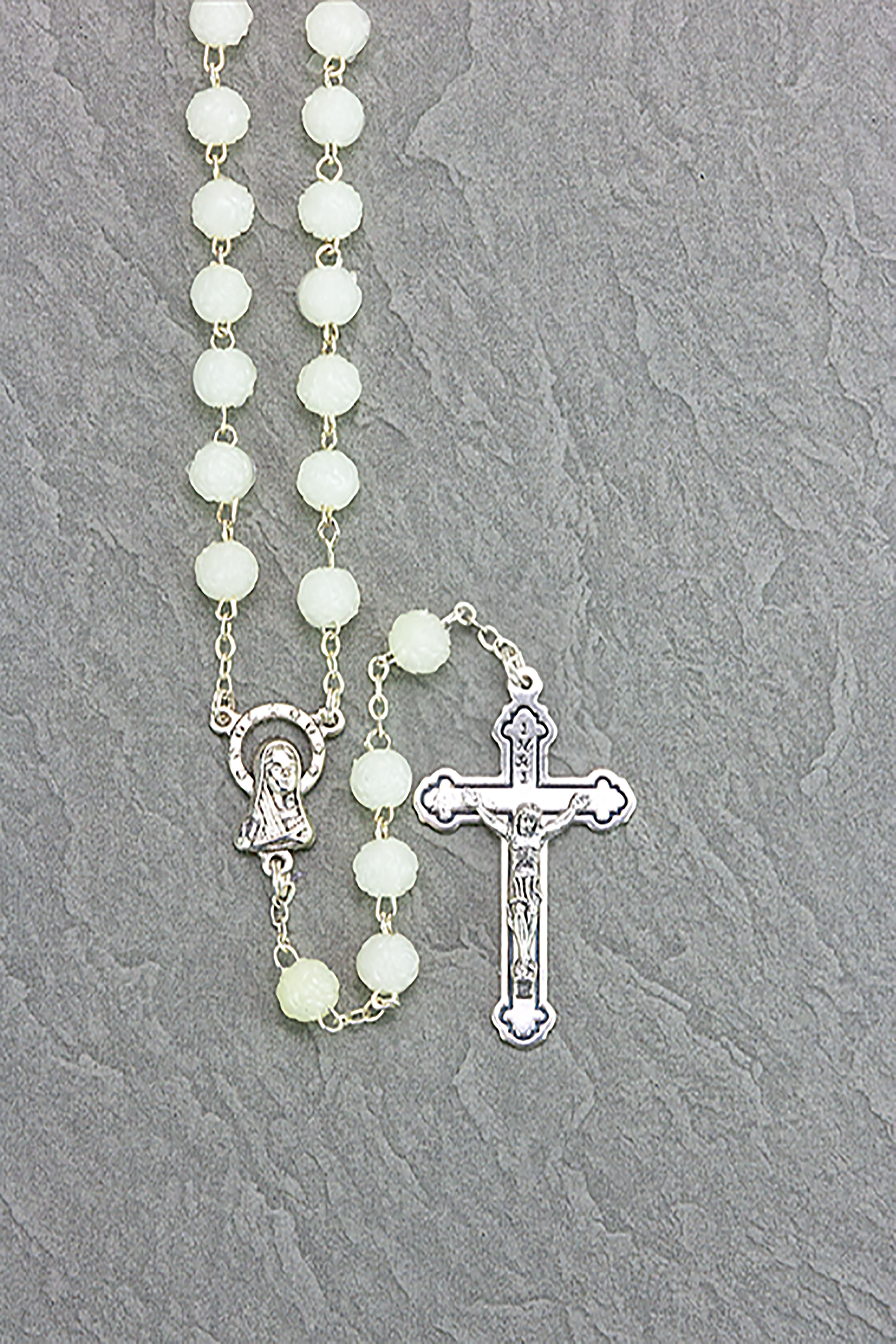 6mm LUMINOUS ROSE SCENTED ROSARY