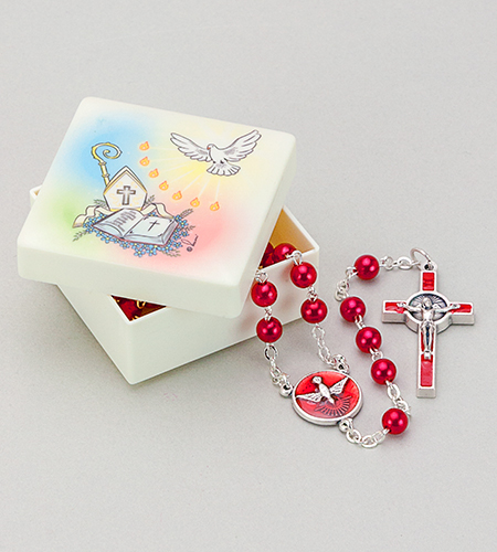 CONFIRMATION MOLDED BOX WITH ROSARY