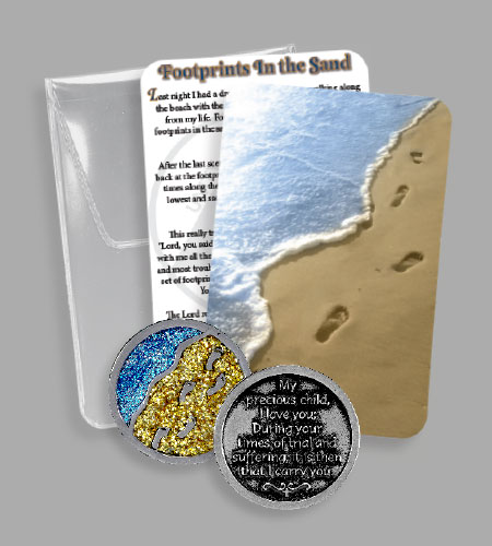 RECOVERY PVC POUCH WITH EPOXY FOOTPRINTS TOKEN