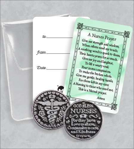 NURSE'S PRAYER TOKEN PACKET