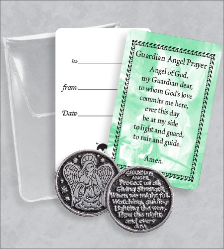 GUARDIAN ANGEL PRAYER TOKEN PACKET