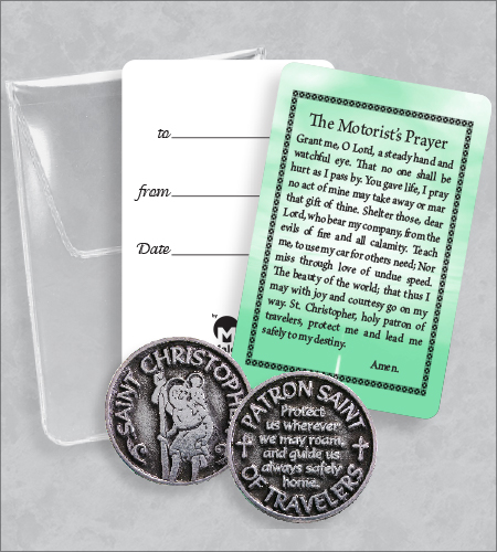 MOTORIST'S PRAYER TOKEN PACKET