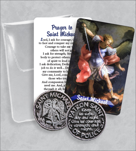 Saint Michael Prayer Token Packet with Saint Michael Image