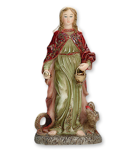 4in ST. MARTHA FLORENTINE STATUE