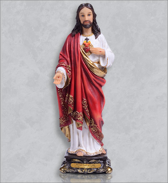 24in SACRED HEART OF JESUS FLORENTINE STATUE