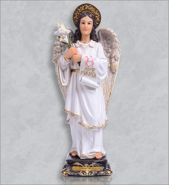 16in ARCHANGEL GABRIEL FLORENTINE STATUE