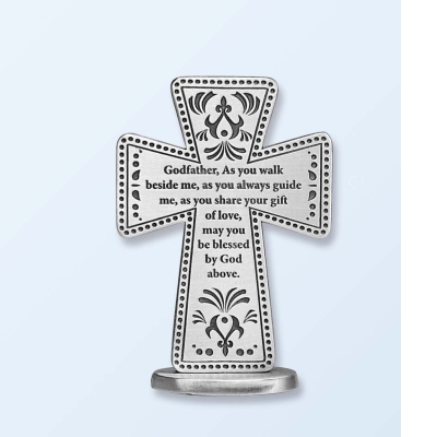 3in Godfather Standing Message Cross Gift Boxed
