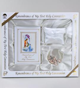 Marian Children's Mass Book Traditions First Communion Presentation Set Girl