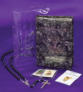 Black Pearl Marian Children's Mass Book Black Pearl First Communion Wallet Set Boy