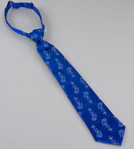 Satin First Communion Navy Blue Tie