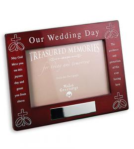 Lacquered Rosewood Wedding Frame