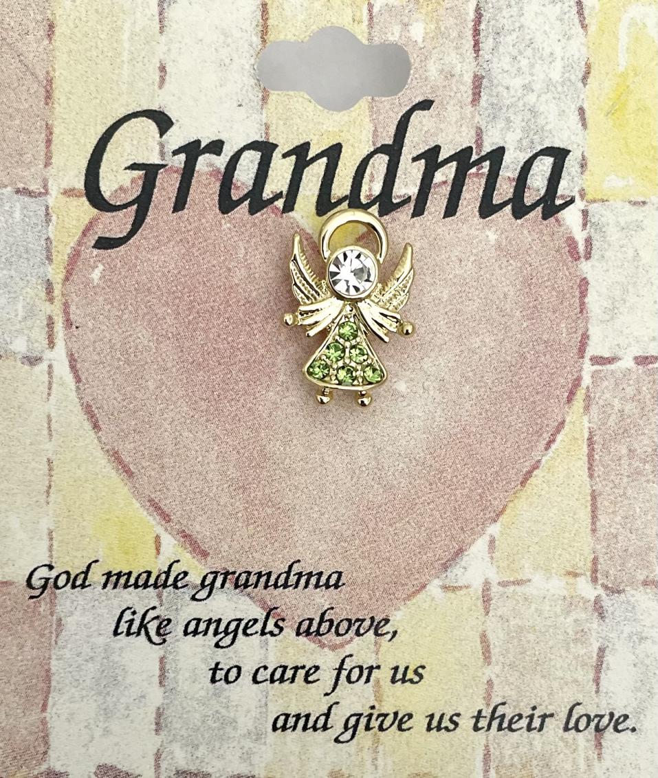 Grandma Angel Lapel Pin