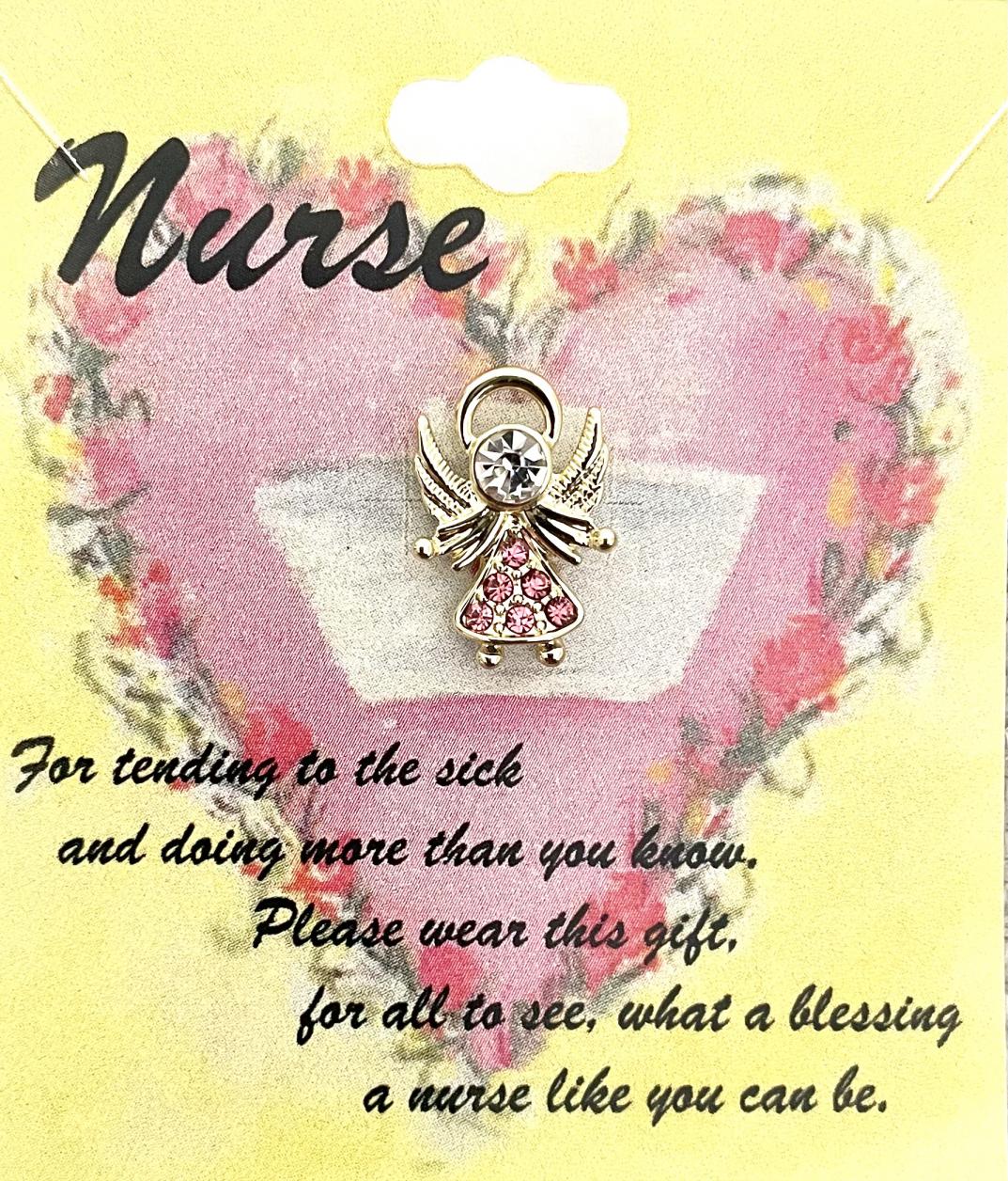Nurse Angel Lapel Pin