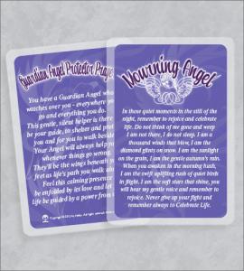 Mourning Angel Laminated Prayer Card