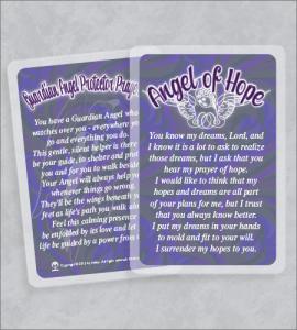 Angel Of Hope Laminated Prayer Card