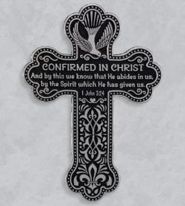 5.5in CONFIRMATION WALL CROSS GIFT BOXED