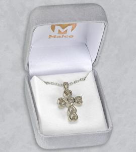 CROSS PENDANT WITH LORD'S PRAYER