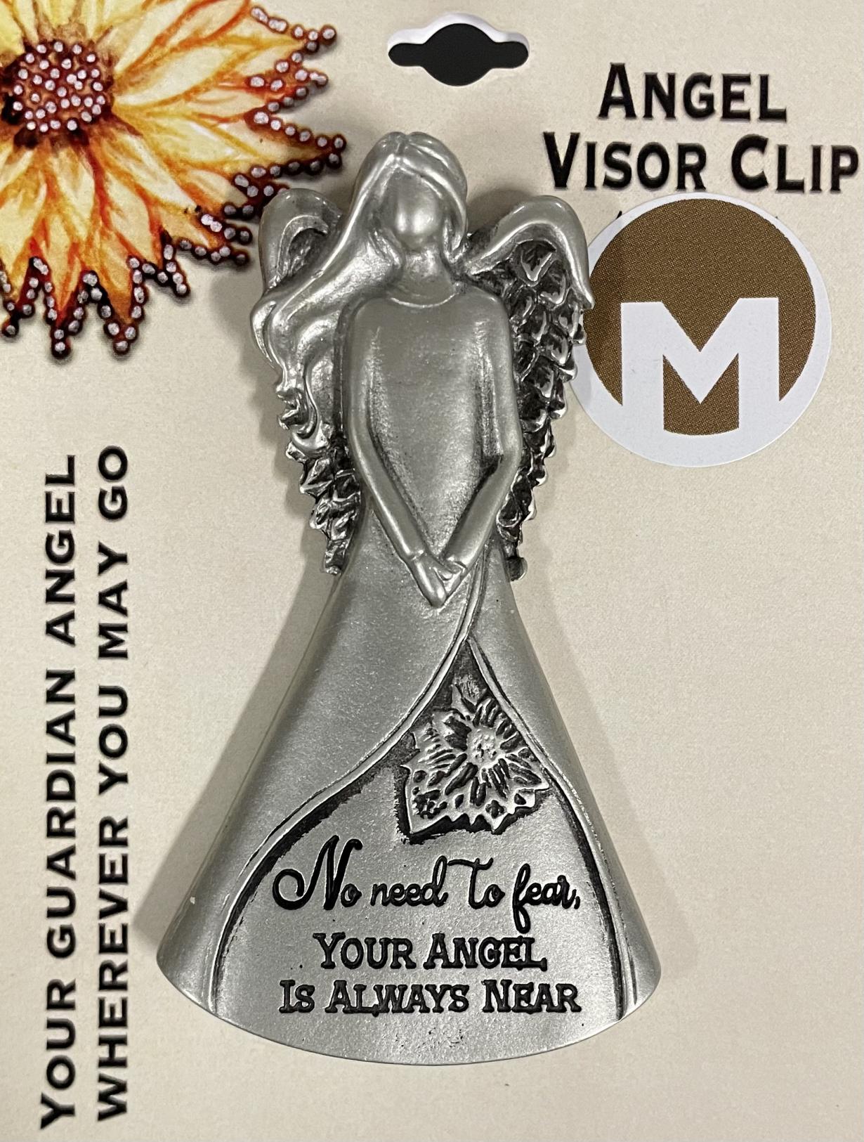 NO NEED TO FEAR SCULPTED ANGEL VISOR CLIP