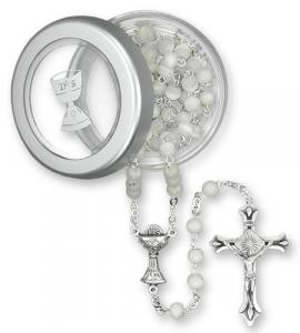 5mm CAT'S EYE ROSARY WITH CHALICE BOX