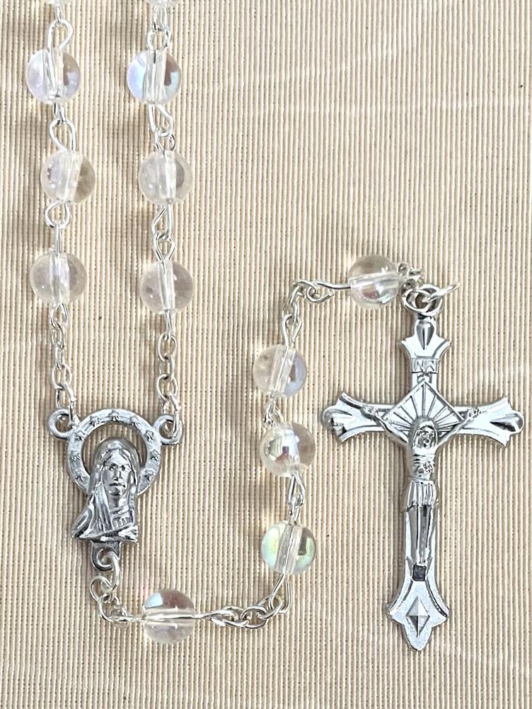 6mm CRYSTAL ROSARY