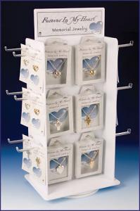 44pc FOREVER IN MY HEART JEWELRY DISPLAY