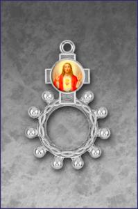 Sacred Heart Rosary Ring