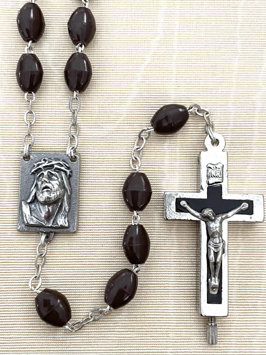 6x8mm SPINA CHRISTI ROSARY 21in LENGTH
