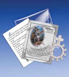 Saint Michael Police Rosary Ring Packet