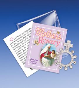 Saint Anne Mothers Rosary Ring Packet