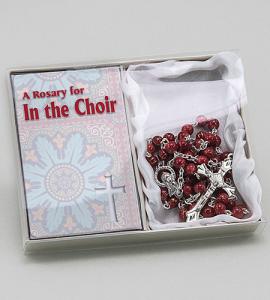 In The Choir Rosary In Blue Box